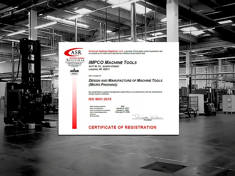 IMPCO ISO Certificate